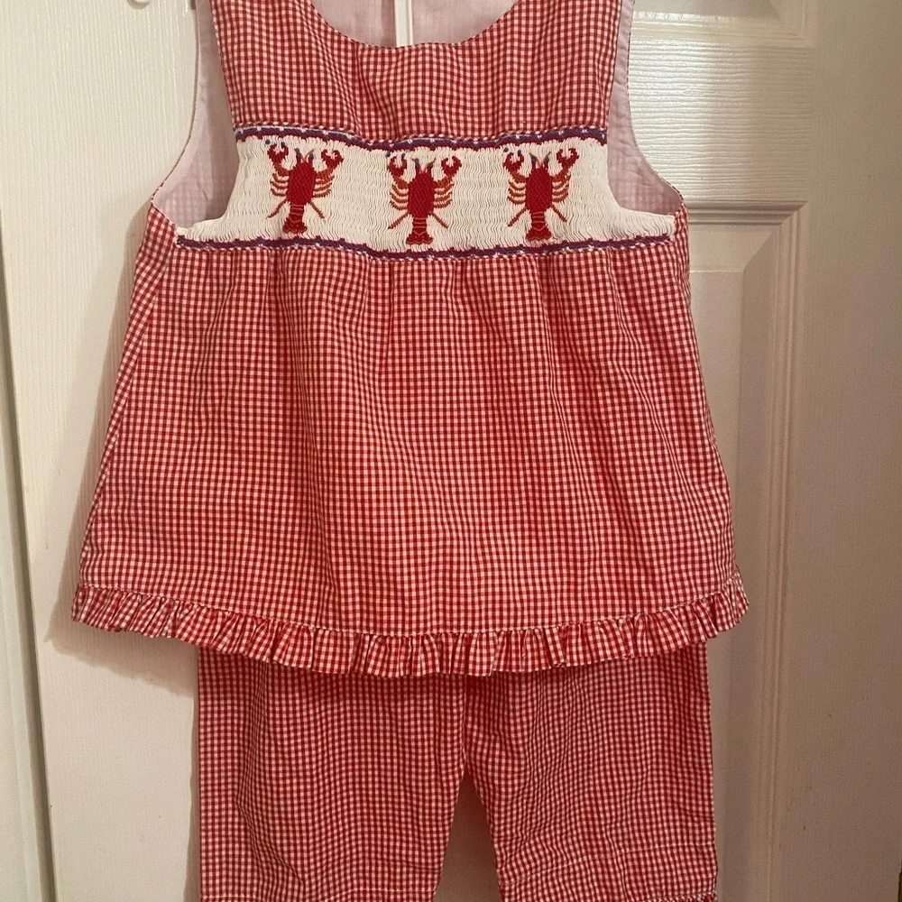 Orient Express Smocked Lobster Outfit